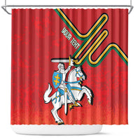 Personalized Lithuania Coat Of Arms Shower Curtain Special Version