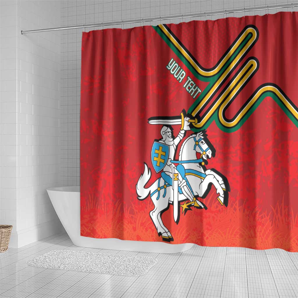 Personalized Lithuania Coat Of Arms Shower Curtain Special Version