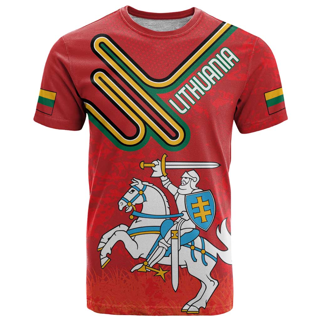 Personalized Lithuania Coat Of Arms T Shirt Special Version - Wonder Print Shop