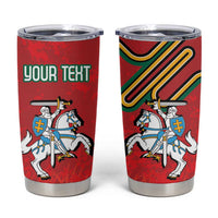 Personalized Lithuania Coat Of Arms Tumbler Cup Special Version - Wonder Print Shop