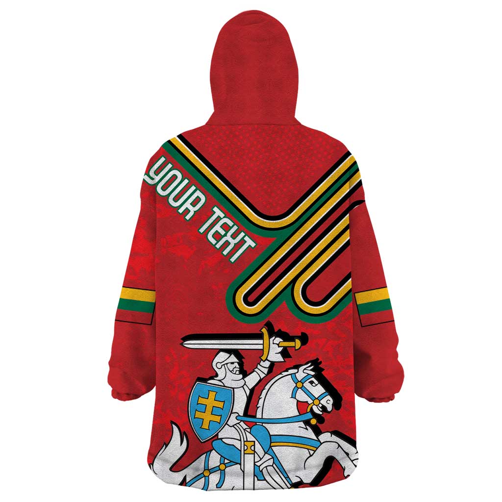 Personalized Lithuania Coat Of Arms Wearable Blanket Hoodie Special Version - Wonder Print Shop