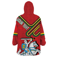 Personalized Lithuania Coat Of Arms Wearable Blanket Hoodie Special Version - Wonder Print Shop