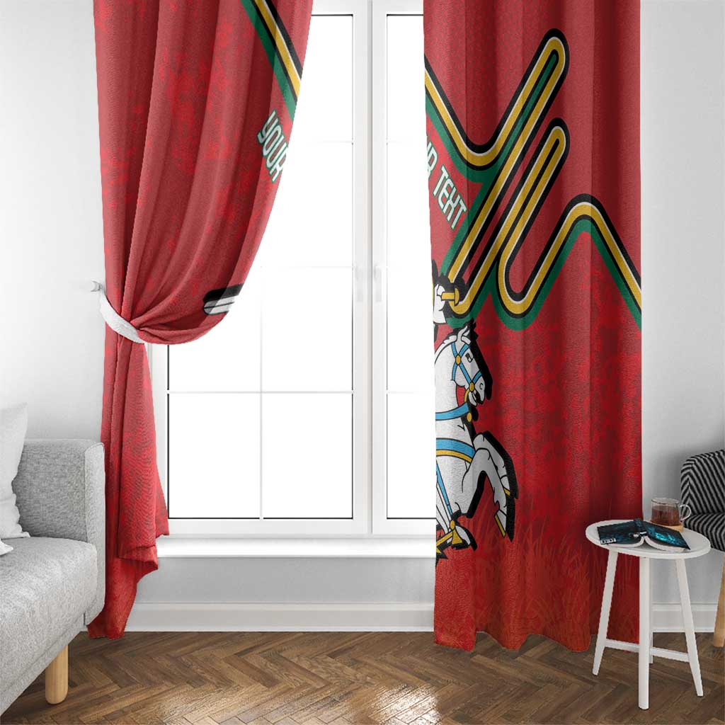 Personalized Lithuania Coat Of Arms Window Curtain Special Version - Wonder Print Shop