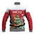 Romania Christmas Personalized Baseball Jacket Romanian Folklore Capra Goat - Wonder Print Shop