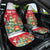 Romania Christmas Personalized Car Seat Cover Romanian Folklore Capra Goat - Wonder Print Shop