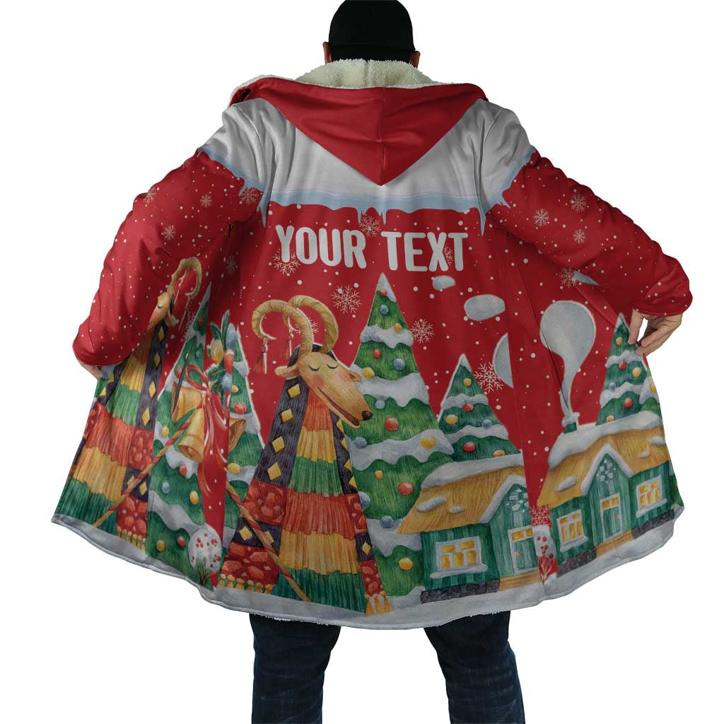 Romania Christmas Personalized Cloak Romanian Folklore Capra Goat - Wonder Print Shop