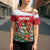 Romania Christmas Personalized Cross Shoulder Shirt Romanian Folklore Capra Goat - Wonder Print Shop