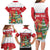 Romania Christmas Personalized Family Matching Long Sleeve Bodycon Dress and Hawaiian Shirt Romanian Folklore Capra Goat - Wonder Print Shop
