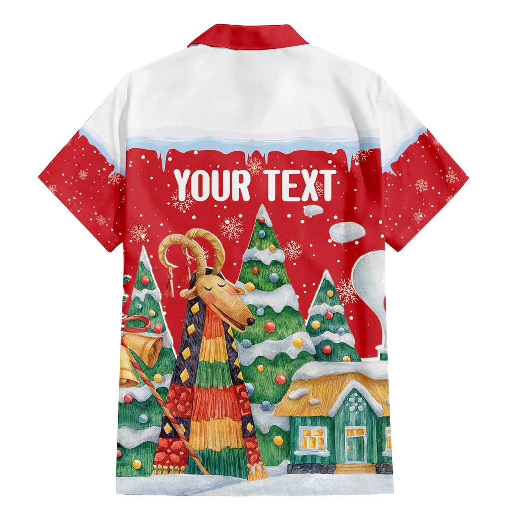 Romania Christmas Personalized Family Matching Mermaid Dress and Hawaiian Shirt Romanian Folklore Capra Goat - Wonder Print Shop