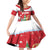 Romania Christmas Personalized Family Matching Off Shoulder Short Dress and Hawaiian Shirt Romanian Folklore Capra Goat - Wonder Print Shop