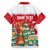 Romania Christmas Personalized Family Matching Off Shoulder Short Dress and Hawaiian Shirt Romanian Folklore Capra Goat - Wonder Print Shop