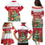 Romania Christmas Personalized Family Matching Puletasi and Hawaiian Shirt Romanian Folklore Capra Goat - Wonder Print Shop