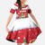 Romania Christmas Personalized Family Matching Short Sleeve Bodycon Dress and Hawaiian Shirt Romanian Folklore Capra Goat - Wonder Print Shop
