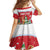 Romania Christmas Personalized Family Matching Short Sleeve Bodycon Dress and Hawaiian Shirt Romanian Folklore Capra Goat - Wonder Print Shop