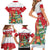Romania Christmas Personalized Family Matching Short Sleeve Bodycon Dress and Hawaiian Shirt Romanian Folklore Capra Goat - Wonder Print Shop