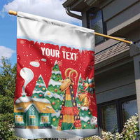 Romania Christmas Personalized Garden Flag Romanian Folklore Capra Goat - Wonder Print Shop