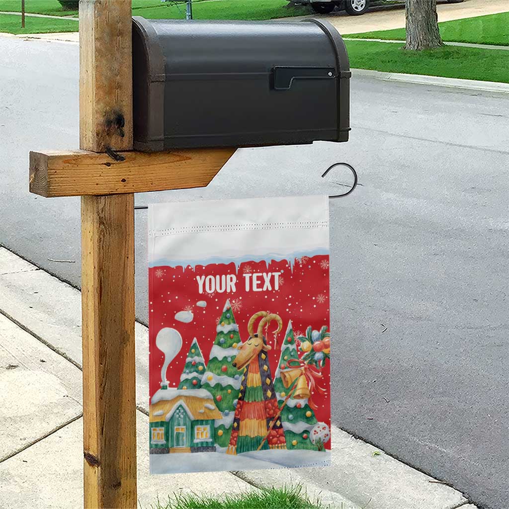 Romania Christmas Personalized Garden Flag Romanian Folklore Capra Goat - Wonder Print Shop