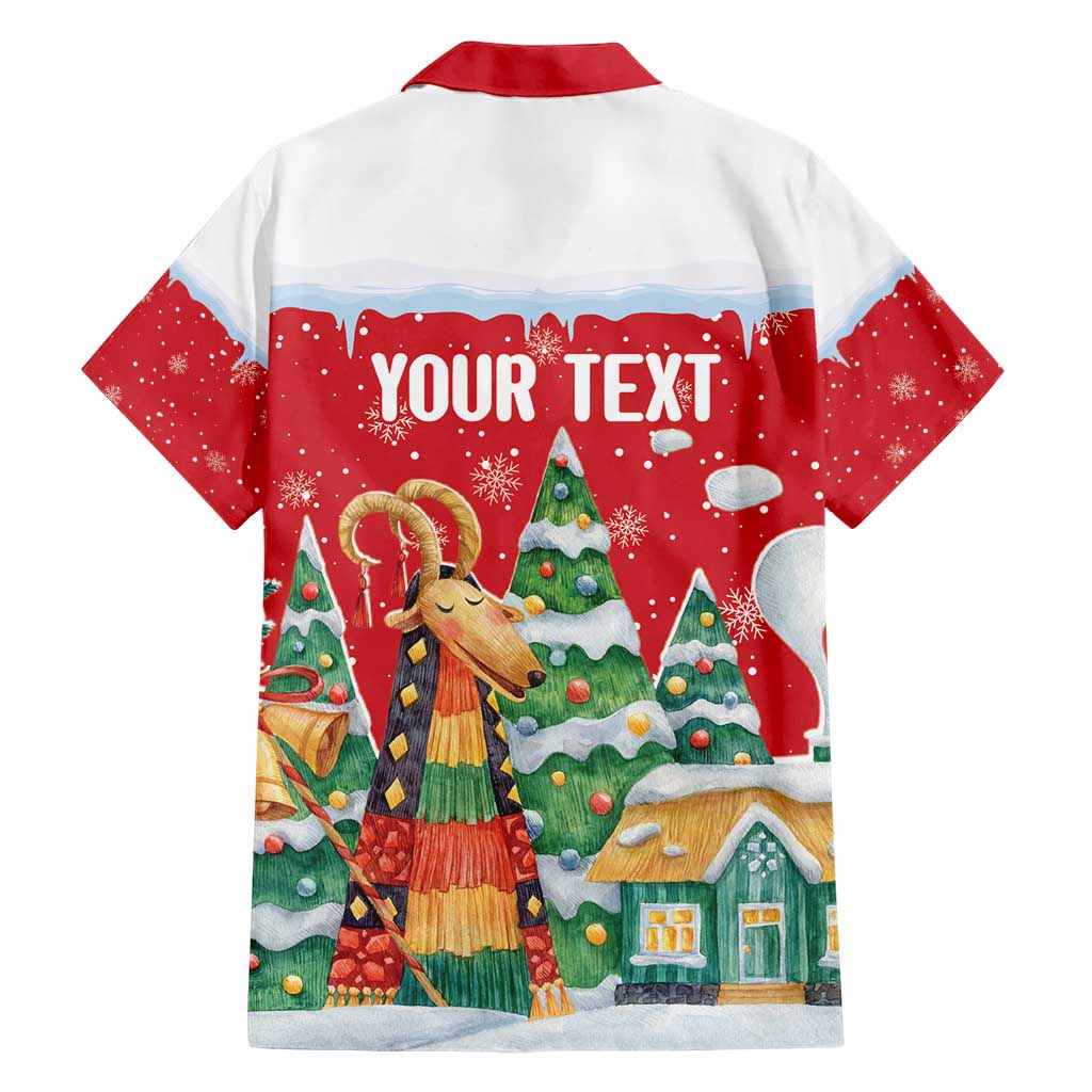 Romania Christmas Personalized Hawaiian Shirt Romanian Folklore Capra Goat - Wonder Print Shop