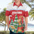 Romania Christmas Personalized Hawaiian Shirt Romanian Folklore Capra Goat - Wonder Print Shop