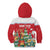Romania Christmas Personalized Kid Hoodie Romanian Folklore Capra Goat - Wonder Print Shop