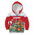 Romania Christmas Personalized Kid Hoodie Romanian Folklore Capra Goat - Wonder Print Shop