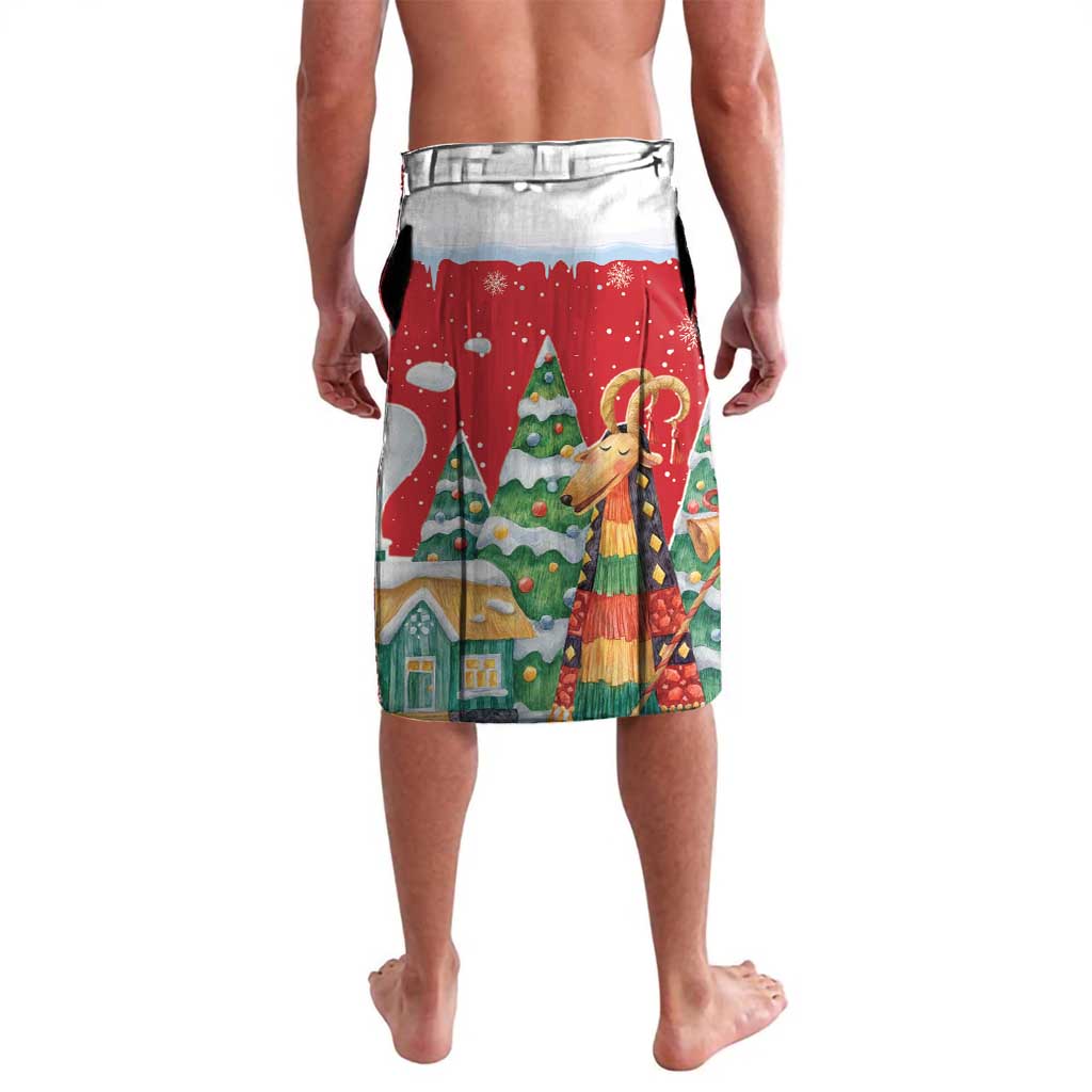 Romania Christmas Personalized Lavalava Romanian Folklore Capra Goat - Wonder Print Shop