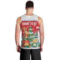 Romania Christmas Personalized Men Tank Top Romanian Folklore Capra Goat - Wonder Print Shop