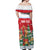 Romania Christmas Personalized Off Shoulder Maxi Dress Romanian Folklore Capra Goat - Wonder Print Shop