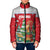 Romania Christmas Personalized Padded Jacket Romanian Folklore Capra Goat - Wonder Print Shop