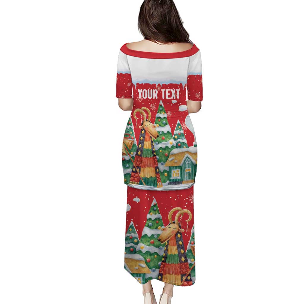 Romania Christmas Personalized Puletasi Romanian Folklore Capra Goat - Wonder Print Shop