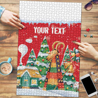 Romania Christmas Personalized Puzzle Romanian Folklore Capra Goat - Wonder Print Shop