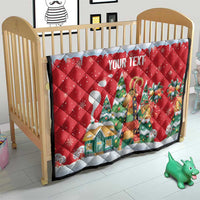 Romania Christmas Personalized Quilt Romanian Folklore Capra Goat - Wonder Print Shop