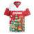 Romania Christmas Personalized Rugby Jersey Romanian Folklore Capra Goat - Wonder Print Shop