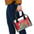 Romania Christmas Personalized Shoulder Handbag Romanian Folklore Capra Goat - Wonder Print Shop
