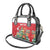 Romania Christmas Personalized Shoulder Handbag Romanian Folklore Capra Goat - Wonder Print Shop