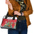 Romania Christmas Personalized Shoulder Handbag Romanian Folklore Capra Goat - Wonder Print Shop