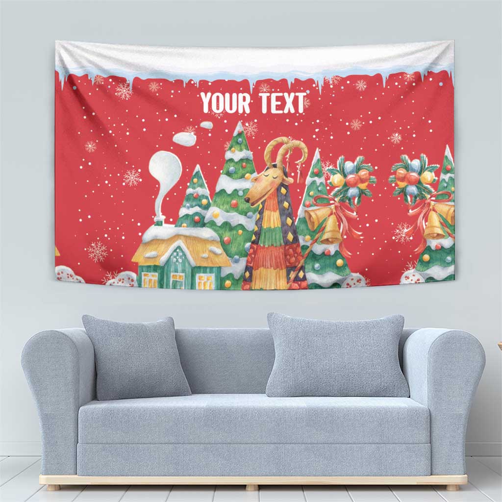 Romania Christmas Personalized Tapestry Romanian Folklore Capra Goat - Wonder Print Shop