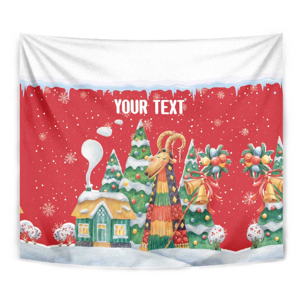 Romania Christmas Personalized Tapestry Romanian Folklore Capra Goat - Wonder Print Shop