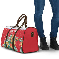 Romania Christmas Personalized Travel Bag Romanian Folklore Capra Goat - Wonder Print Shop