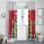 Romania Christmas Personalized Window Curtain Romanian Folklore Capra Goat - Wonder Print Shop