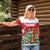 Romania Christmas Personalized Women Polo Shirt Romanian Folklore Capra Goat - Wonder Print Shop