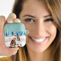Romania Christmas AirPods Case Romanian Folklore Traditional Christmas Mask - Wonder Print Shop