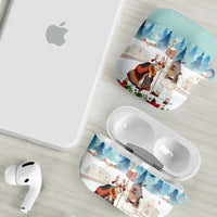 Romania Christmas AirPods Case Romanian Folklore Traditional Christmas Mask - Wonder Print Shop