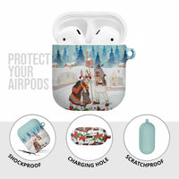 Romania Christmas AirPods Case Romanian Folklore Traditional Christmas Mask - Wonder Print Shop