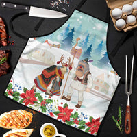 Romania Christmas Apron Romanian Folklore Traditional Christmas Mask - Wonder Print Shop