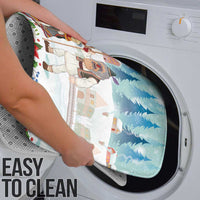 Romania Christmas Bathroom Set Romanian Folklore Traditional Christmas Mask - Wonder Print Shop