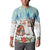 Romania Christmas Button Sweatshirt Romanian Folklore Traditional Christmas Mask - Wonder Print Shop