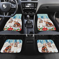 Romania Christmas Car Mats Romanian Folklore Traditional Christmas Mask - Wonder Print Shop