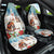 Romania Christmas Car Seat Cover Romanian Folklore Traditional Christmas Mask - Wonder Print Shop