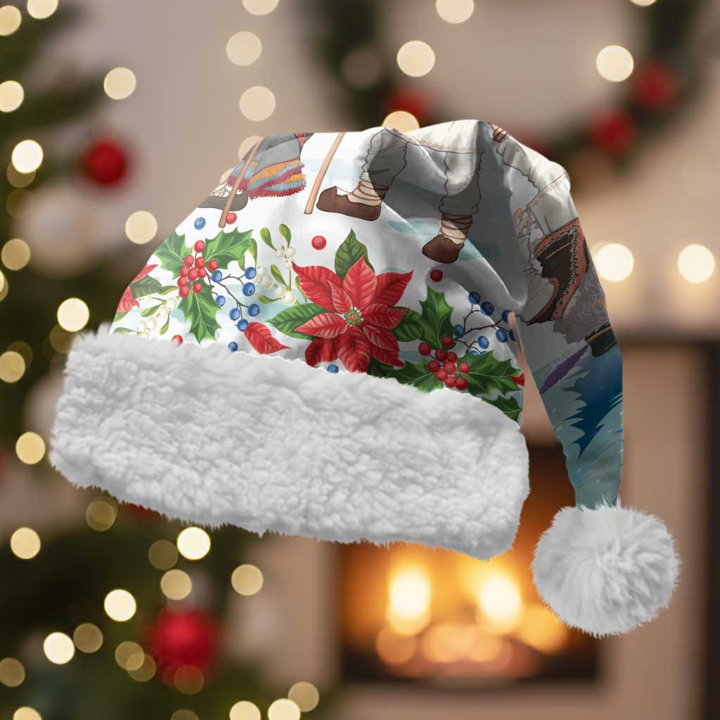 Romania Christmas Santa Hat Romanian Folklore  Traditional Christmas Mask - Wonder Print Shop